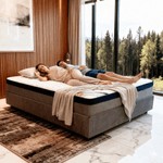 Colchão Queen Molas Ensacadas Turim + Base 158x198x72 Bom Pastor 158X198X55 M BCO(CIR/2040/2036(HOR2-1380 Imagem 5